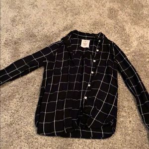 Black and white flannel